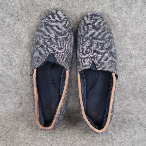 Skechers Bobs Shoes Womens 6 Casual Flats Slip On Loafer Sneaker Comfort Blue - Picture 6 of 11